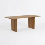 PRITI Wood 200cm Dining Table, Seats 4-6 (Solid Wood )