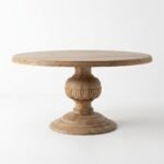 PRITI Wooden Dining Table with Hourglass Leg (2 Sizes) - Image 4
