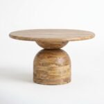 PRITI Round Dining Table (Solid Wood ) - Image 4