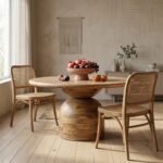 PRITI Round Dining Table (Solid Wood )