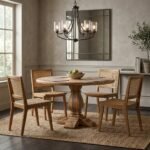 PRITI Round Dining Table (Solid Wood ) - Image 3