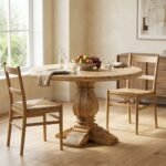 PRITI Round Dining Table (Solid Wood )