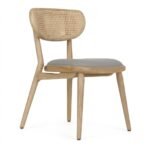 PRITI Dining & Study Chair with Rattan Back (Solid Wood with Cane ) - Image 7