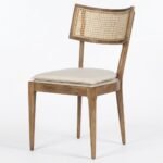 PRITI Fabric Upholstered Dining Chair (Set of 4) - Image 4