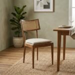 PRITI Fabric Upholstered Dining Chair (Set of 4) - Image 2