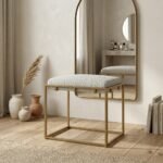 PRITI Iron Accent Stool