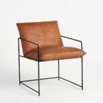 PRITI Leather Lounger - Aged Tan - Image 4