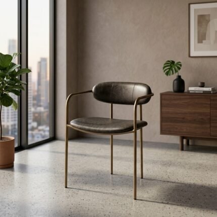 PRITI Metal Armchair (Set of 2)