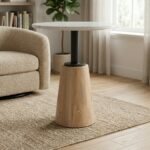 PRITI Genuine Marble Pedestal Dining Table - Image 3