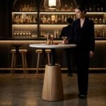 PRITI Genuine Marble Pedestal Dining Table