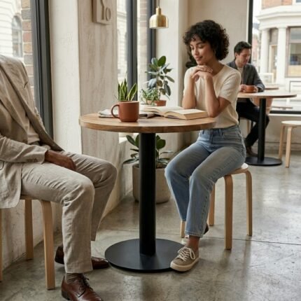 PRITI Wooden Bar Table