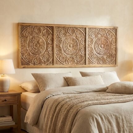 Wooden Handicraft Headboard for 150