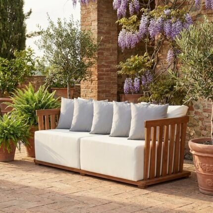 Open Air Sofa (Solid Sisam Wood) - PRITI
