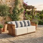 Open Air Sofa (Solid Sisam Wood) - PRITI