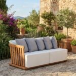 Open Air Sofa (Solid Sisam Wood) - PRITI - Image 2