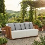 Open Air Sofa (Solid Sisam Wood) - PRITI - Image 3