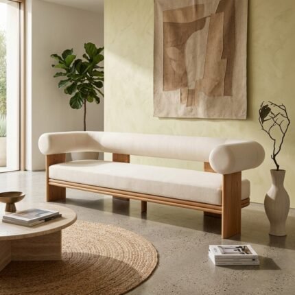 PRITI Open Air Bench (Solid Wood )