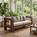 PRITI Open Air Sofa (Sisam Wood )