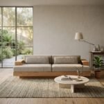 PRITI Open Air Sofa (Solid Mango Wood )