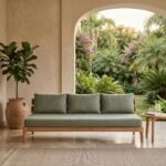 PRITI Open Air Sofa (Solid Mango Wood )