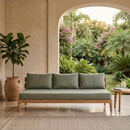 PRITI Open Air Sofa (Solid Mango Wood )