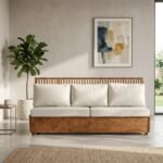 PRITI Open Air Sofa (Solid Sisam Wood )