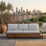 PRITI Open Air Sofa (Solid Sisam Wood )