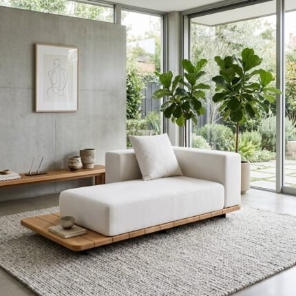 PRITI Open Air Sofa (Solid Wood )