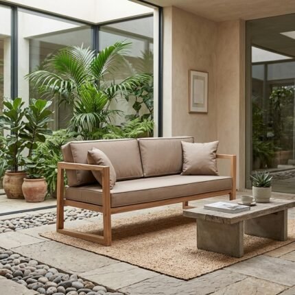 PRITI Open Air Sofa (Solid Wood )