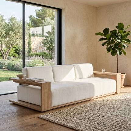 PRITI Open Air Sofa (Solid Wood)