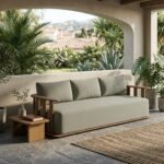 PRITI Open Air Sofa Frame Sisam Wood