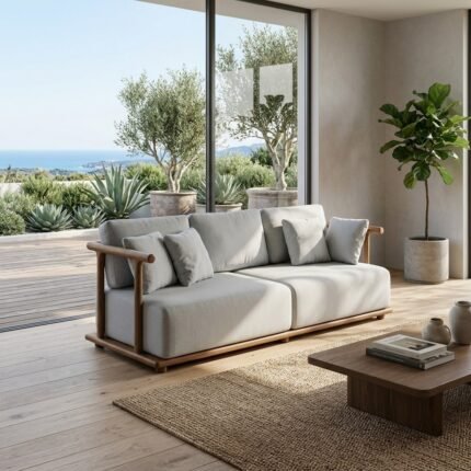 PRITI Open Air Sofa Frame sisam Wood