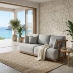 PRITI Open Air Sofa Frame sisam Wood