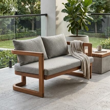 PRITI Open Air Sofa Frame Solid Wood