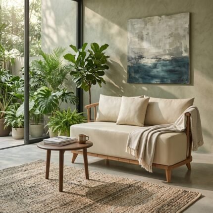 PRITI Open Air Sofa Frame Solid Wood