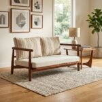 PRITI Open Air Sofa Solid Sisam Wood