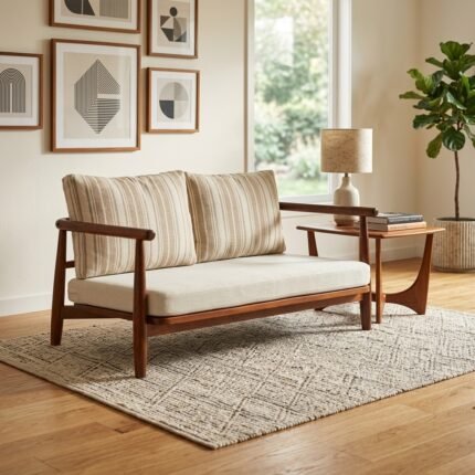 PRITI Open Air Sofa Solid Sisam Wood