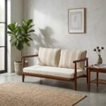 PRITI Open Air Sofa Solid Sisam Wood - Image 4