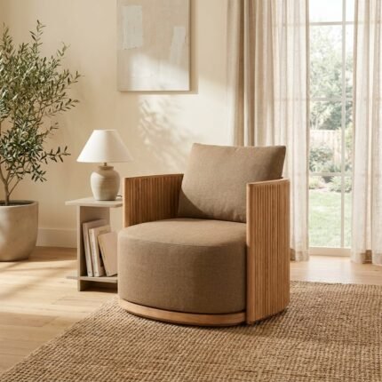 PRITI Lounge Chair (Solid Wood )