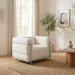 PRITI Lounge Chair in Boucle - Image 2