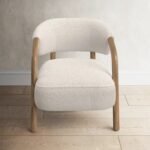 PRITI Upholstered chair (Solid Wood )