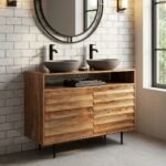 PRITI Wooden Bathroom Cabinet - Image 2