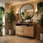 PRITI Wooden Bathroom Cabinet - Image 4