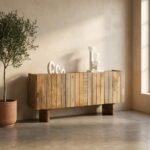 PRITI Wooden Sideboard (Solid Mango wood ) - Image 2