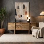 PRITI Wooden Sideboard (Solid Wood ) - Image 2
