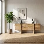 PRITI Wooden Sideboard (Solid Wood )