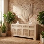 PRITI Wooden Sideboard (Solid Wood ) - Image 2