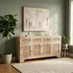 PRITI Wooden Sideboard (Solid Wood ) - Image 4