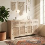 PRITI Wooden Sideboard (Solid Wood )