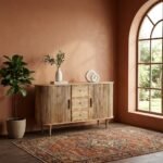 PRITI Wooden Sideboard (Solid Wood ) - Image 2